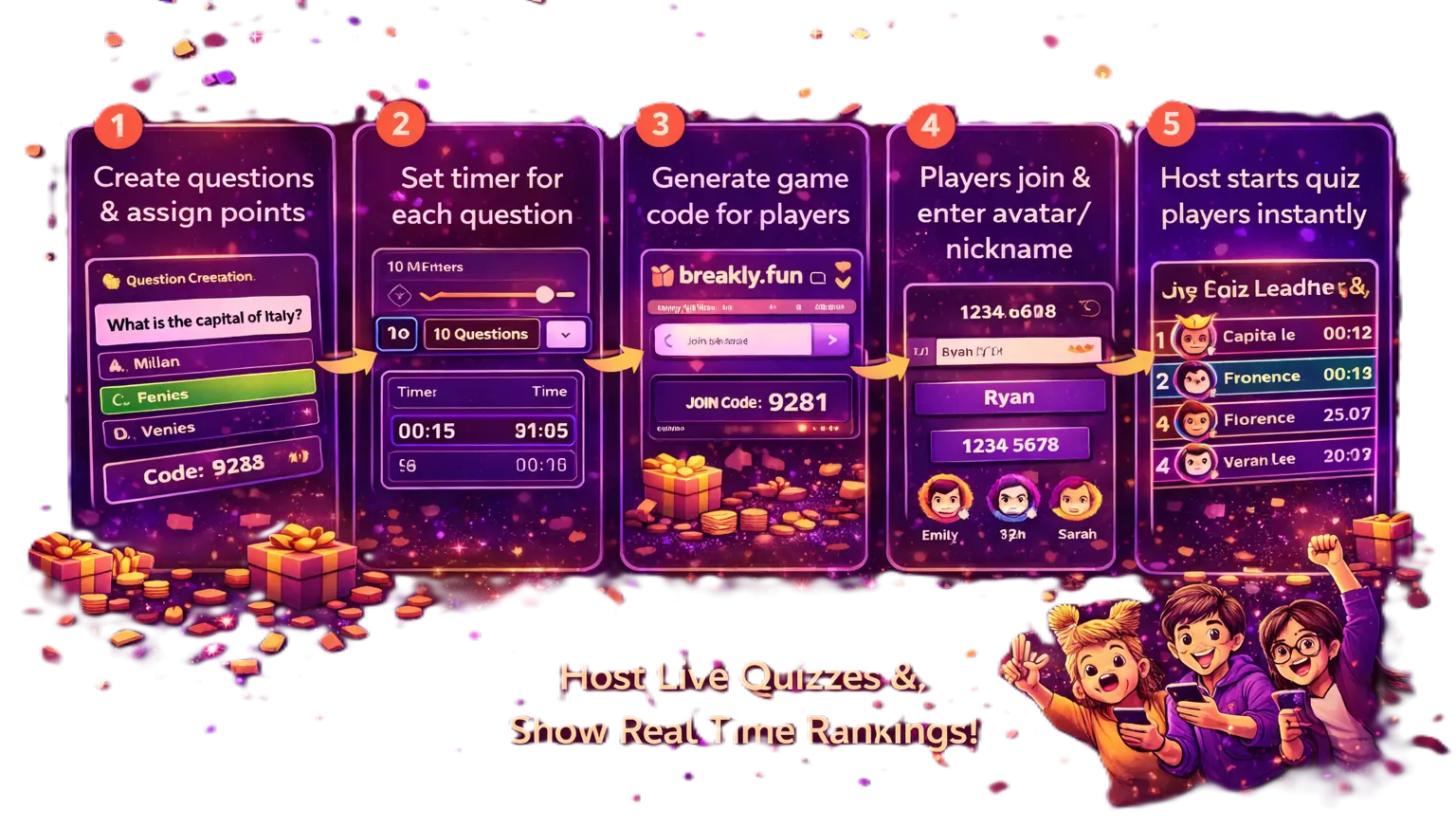 How live quiz works