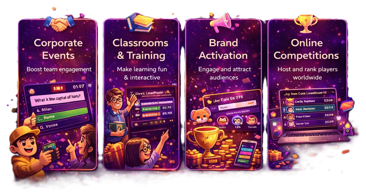 Live quiz use case